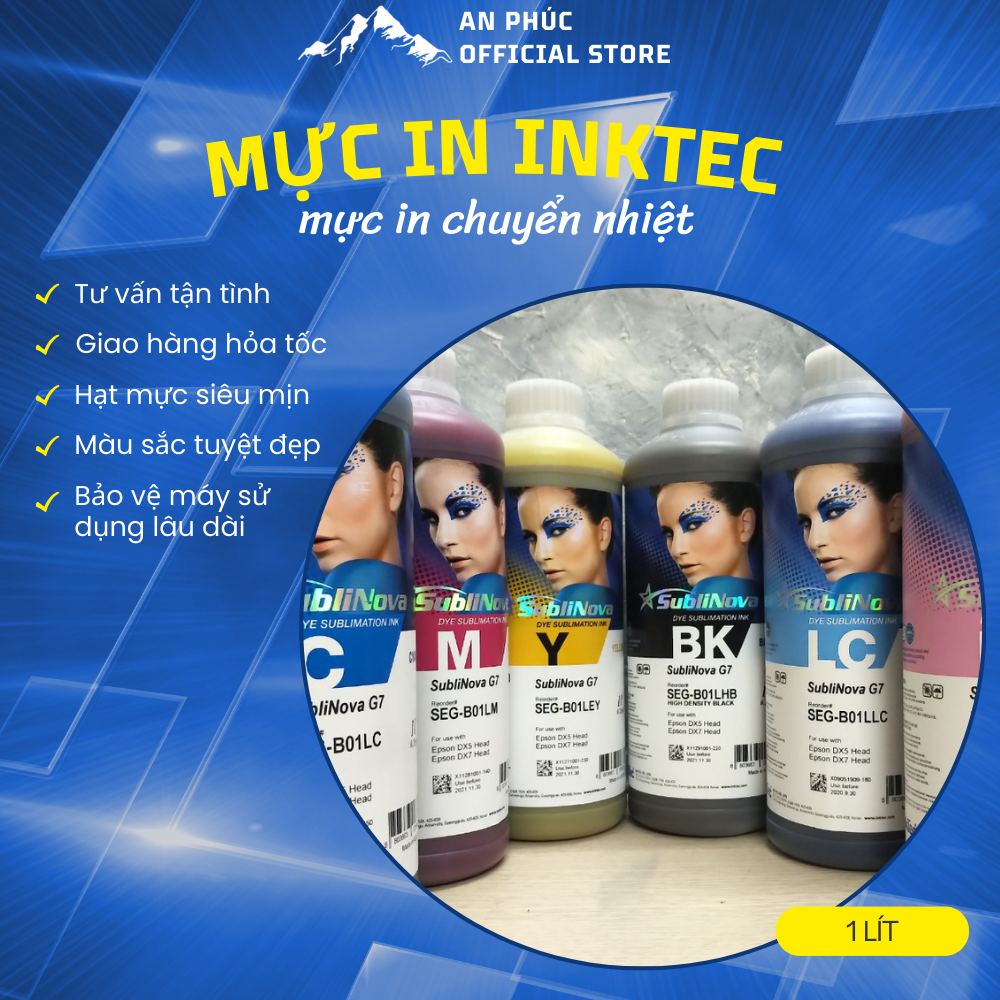 Mực chuyển nhiệt Inktec – Hàng nhập khẩu – Đen BK