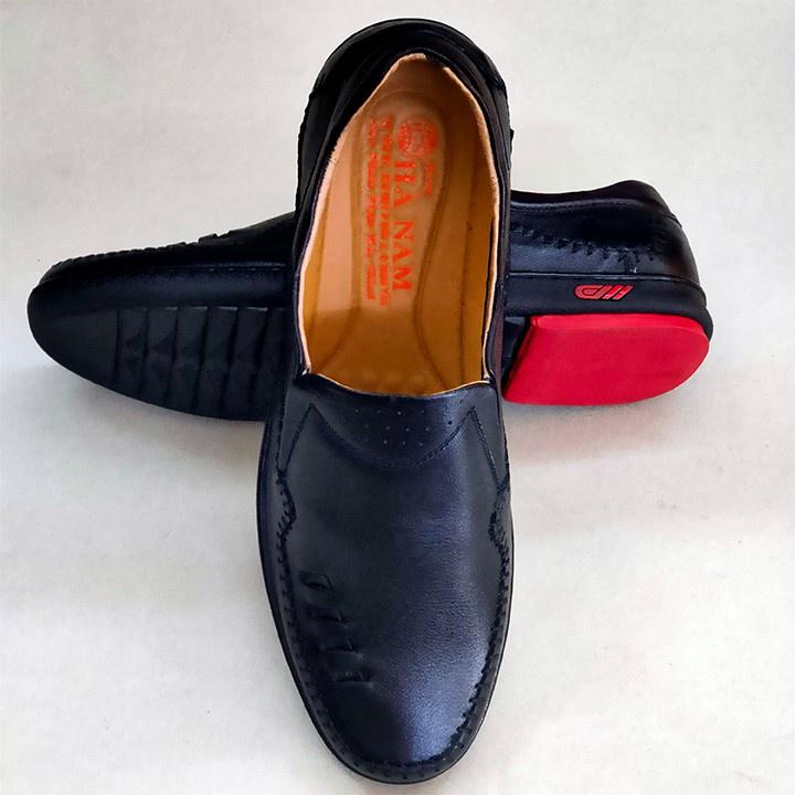 Giày Mọi Nam Da Bò Thật TiTi ĐÔ Cao Cấp GM2037d