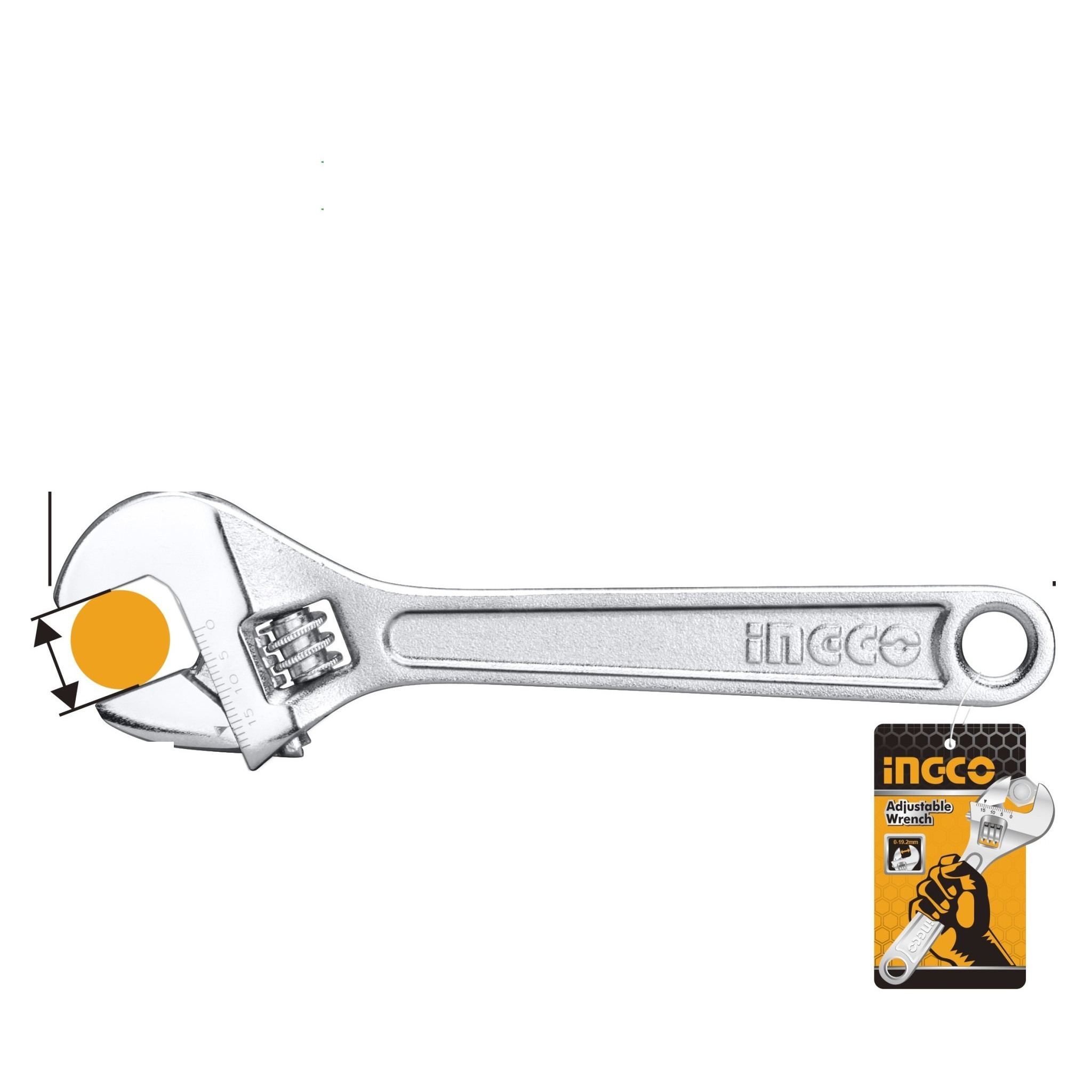 Mỏ lết ingco HADW131182