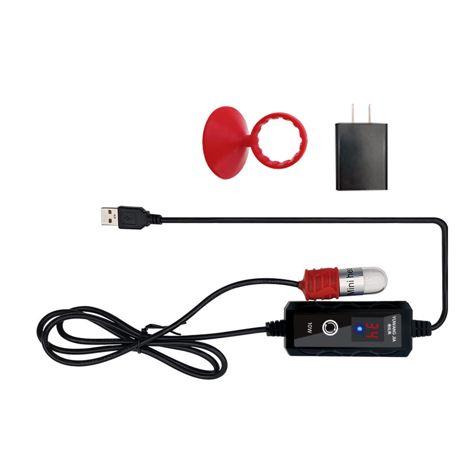 Aquarium Fish Tank Heater Heat Rod Submersible Thermostat for Turtle Pond