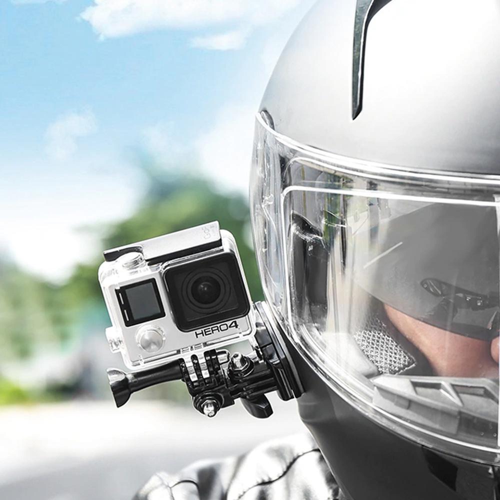 SIDE MOUNT GẮN GOPRO LÊN MŨ BẢO HIỂM MOTOWOLF - HÀNG NHẬP KHẨU