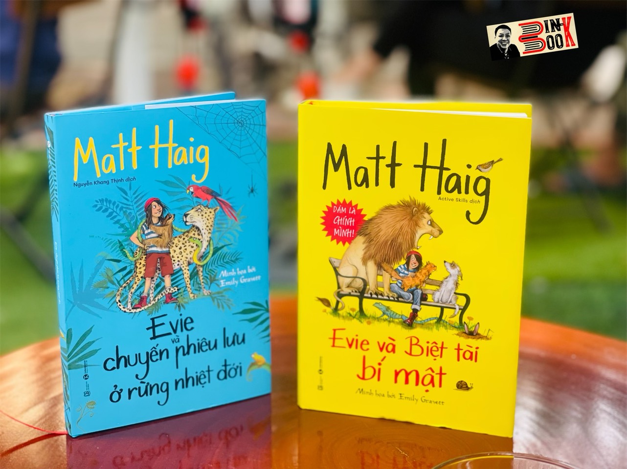 Bìa Cứng Có Áo Combo 2 Cuốn Evie Và Biệt Tài Bí Mật Và Evie Và Chuyến Phiêu Lưu Ở Rừng Nhiệt Đới - Matt Haig - Thaihabooks