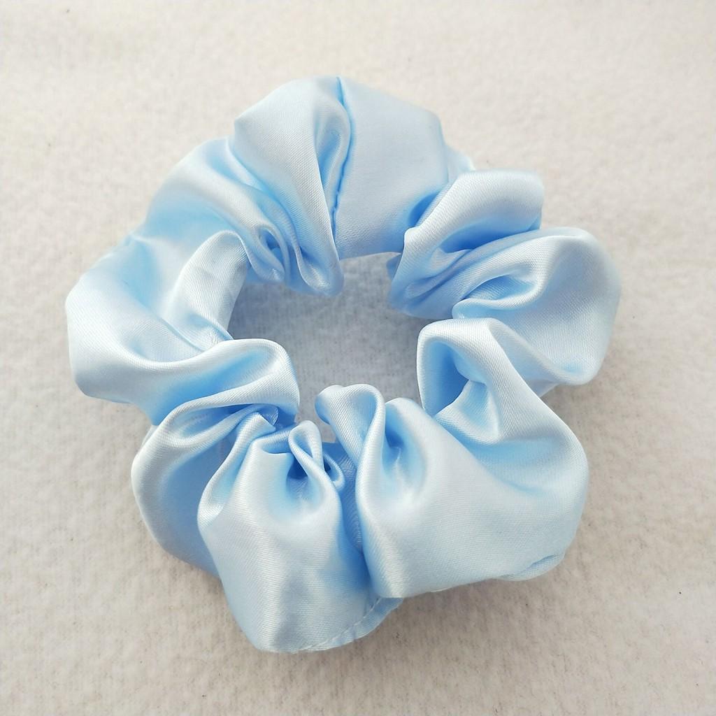 Ỉ 200 Dây Cột Tóc, Buộc Tóc Vải Scrunchies Siêu Xinh Dễ Thương Nhiều Màu CTV1