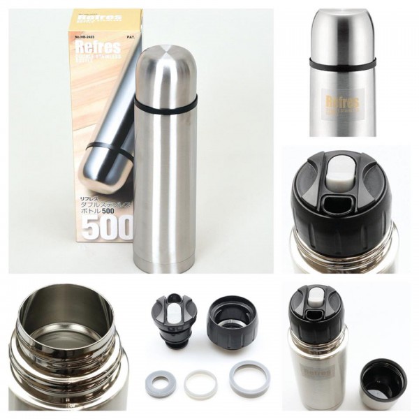 Bình Giữ Nhiệt Nhật Bản 500ML + Tặng Trà Sữa Matcha / Cafe Macca 20g