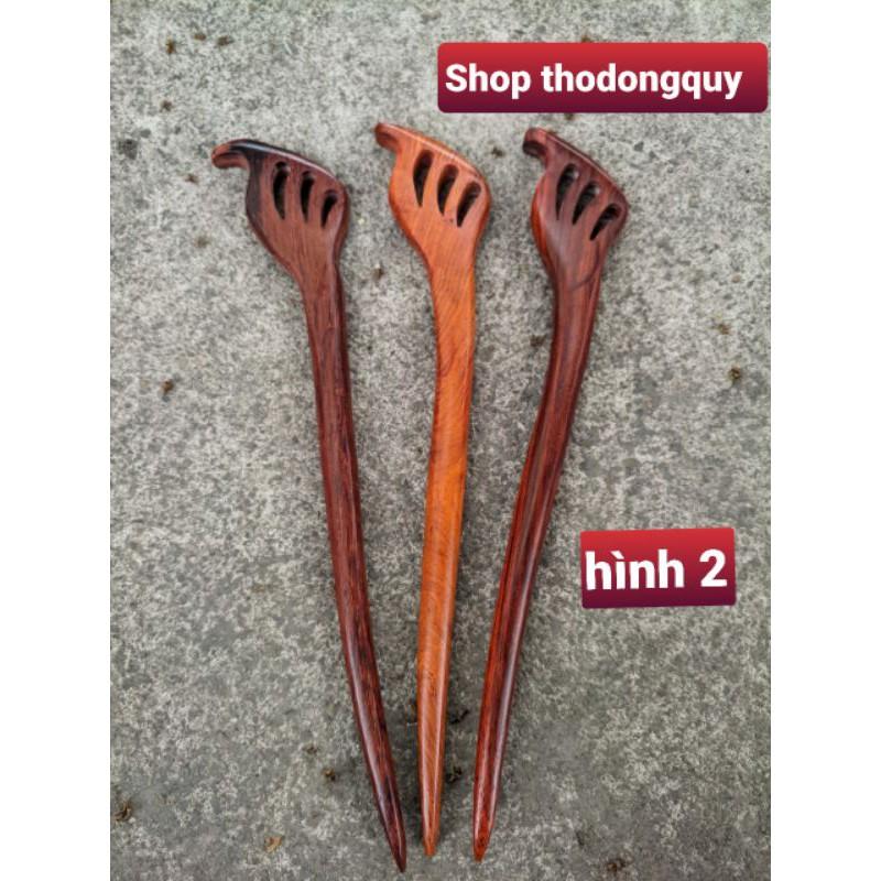 Châm cài tóc bằng gỗ đàn hương