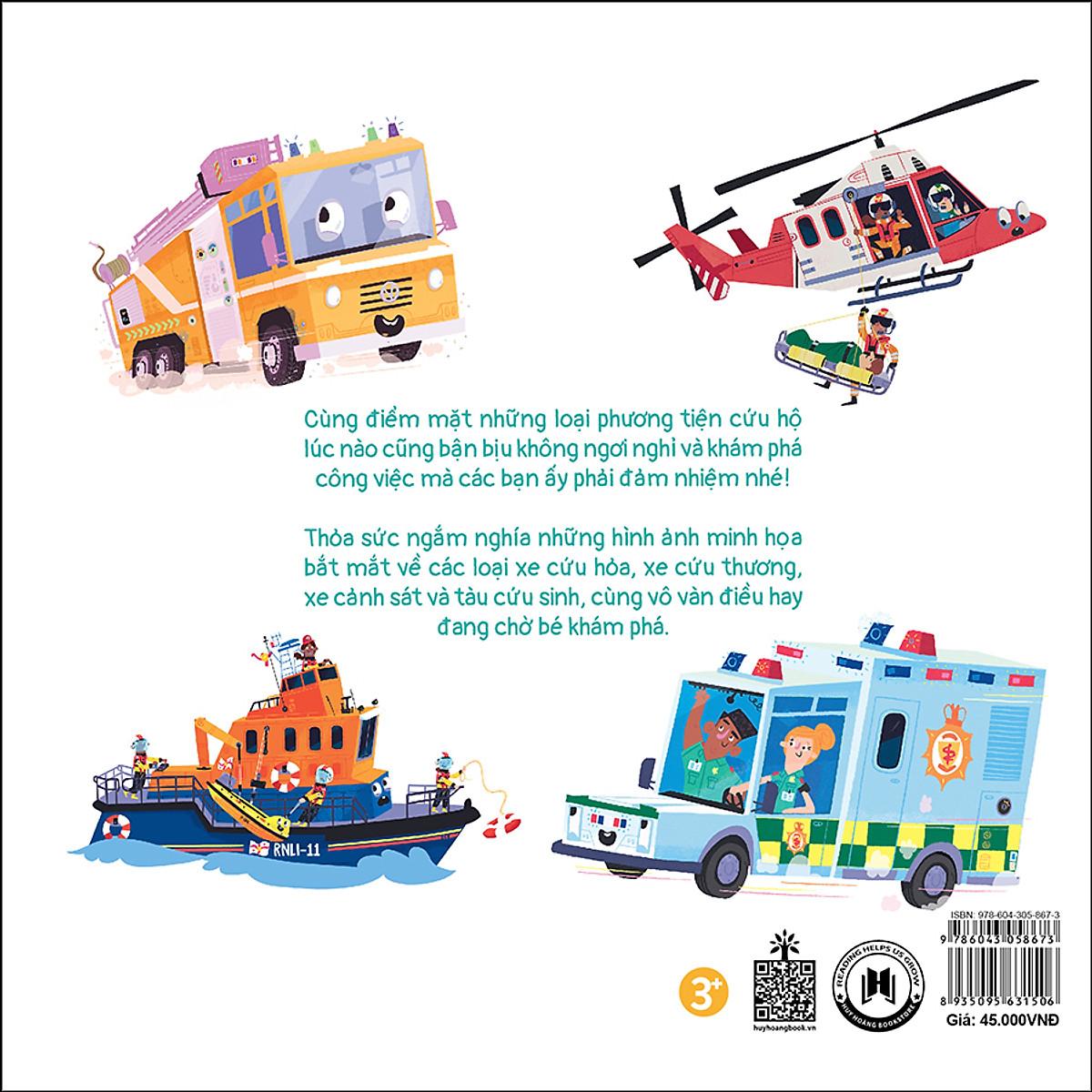 Busy Machines - Rescue: Những Cỗ Máy Năng Nổ - Xe Cứu Hộ (Song Ngữ Anh - Việt)