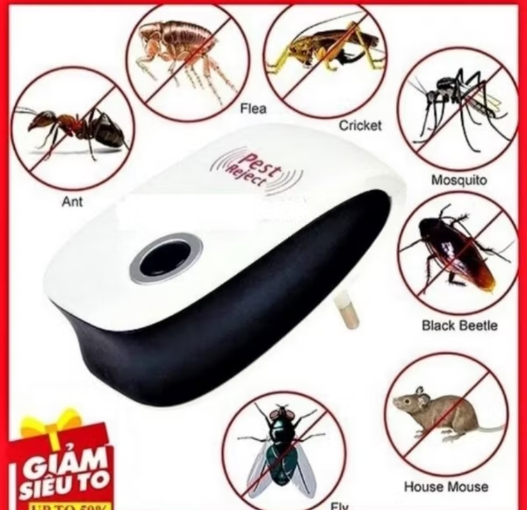 MÁY ĐUỔI MUỖI BẰNG SÓNG SIÊU ÂM THÔNG MINH