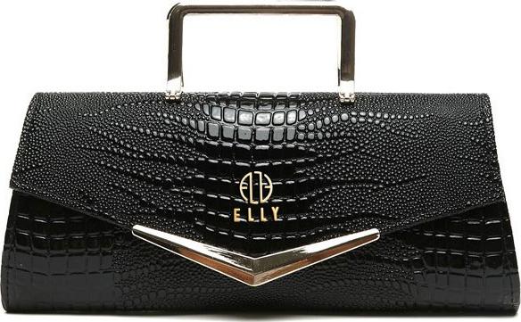 Túi clutch nữ cao cấp da thật ELLY – EC38 màu đen