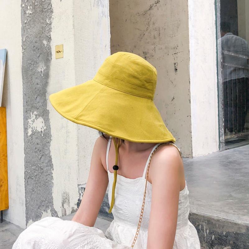 Nón Bucket Nữ / Nón Rộng Vành Nữ / Nón Chống Nắng / Mũ Trùm Đầu Chống Nắng / Nón Tai Bèo Vành Rộng Chống Nắng / Nón Tai Bèo Vành Rộng 15CM Chống Tia UV Thời Trang Mùa Hè Cho Nữ