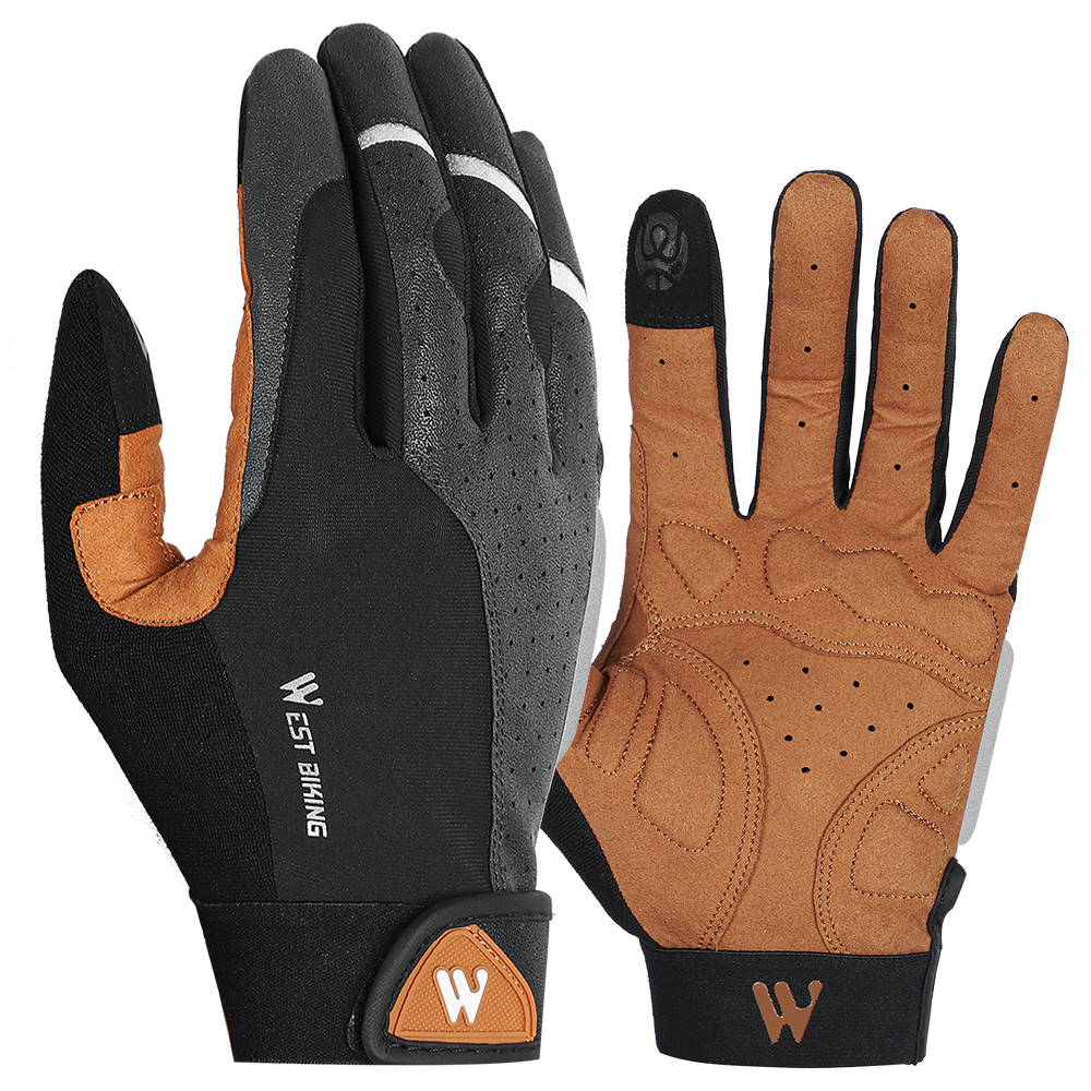 WEST BIKING Găng Tay Thể Thao Chống Trượt Chống Thấm Nước Cho Nam Đi Xe