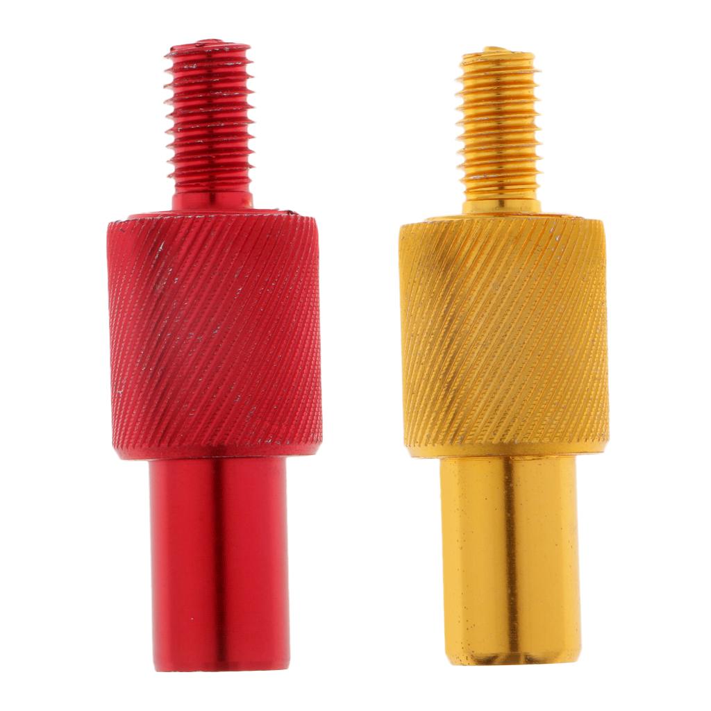 Fishing Landing Net Connector Fishing Rod Thread Quick Release Adapter Red