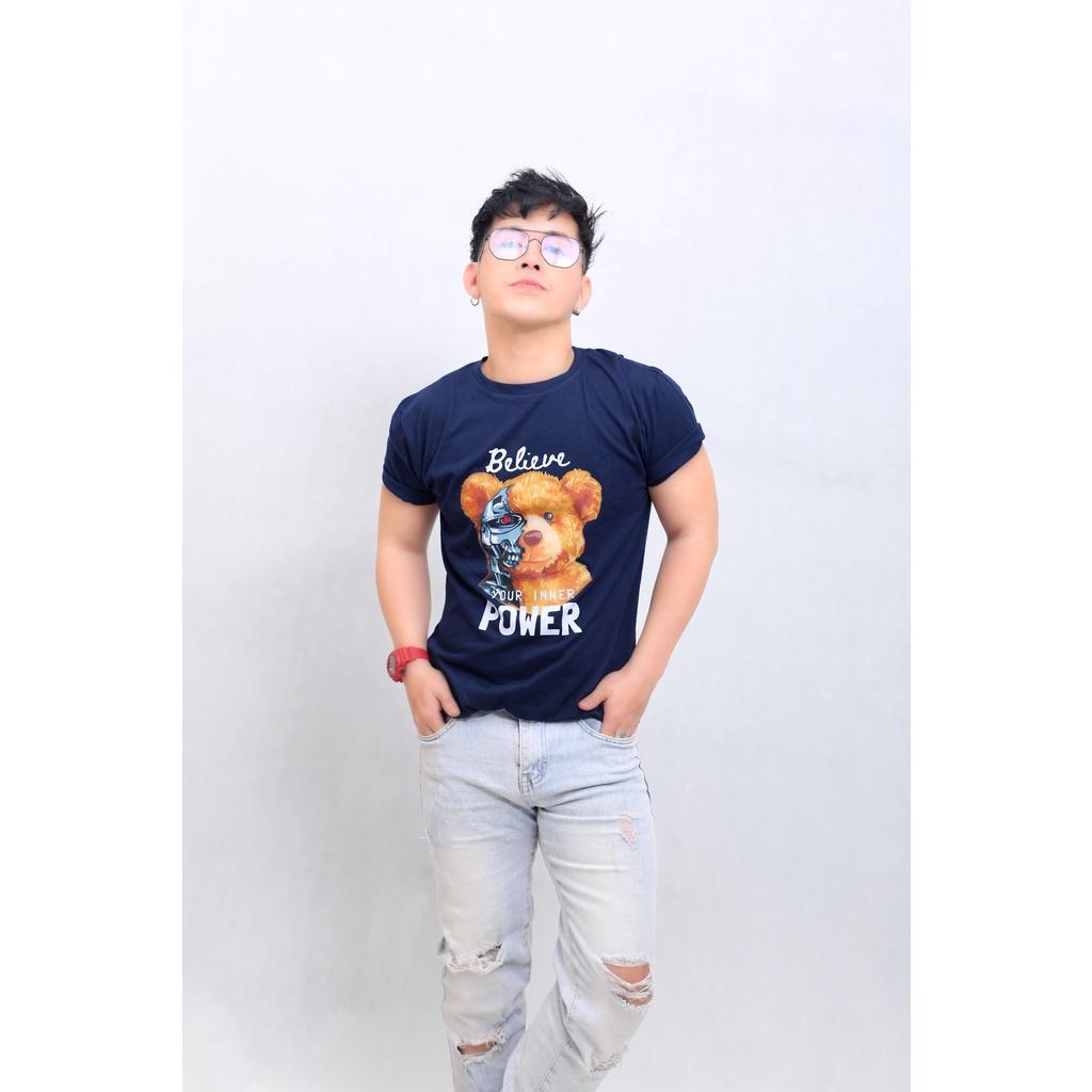 Áo thun nam form chuẩn Gấu TEDDY - Fashion Eking Clothing