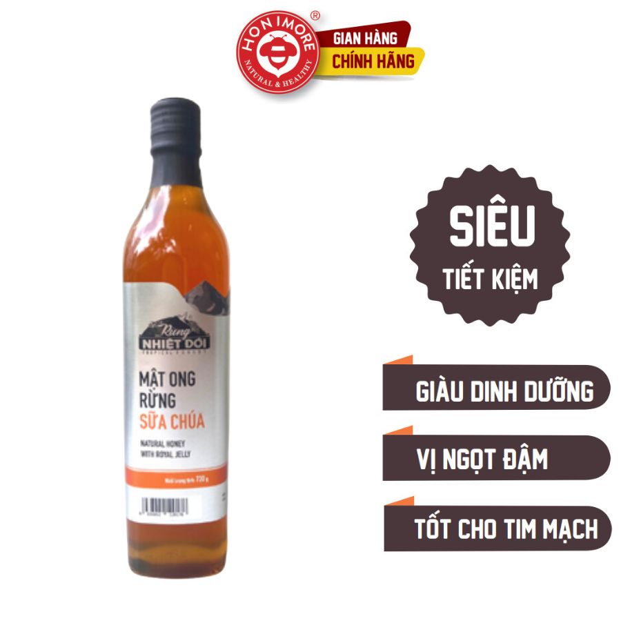 Mật ong rừng sữa chúa - Rừng Nhiệt đới - chai 730g