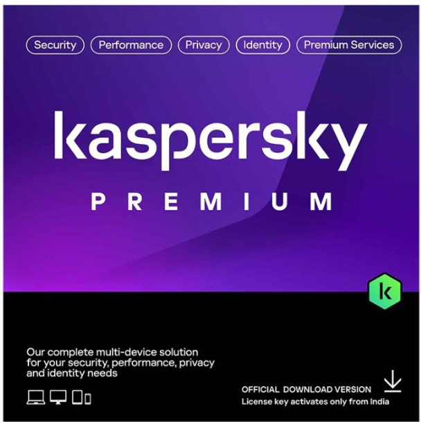 kaspersky Premium cao cấp 20 Thiết Bị -  20 VPN Không Giới Hạn  - 1 Kaspersky Safe Kids -  1 Năm - Hàng Chính Hãng