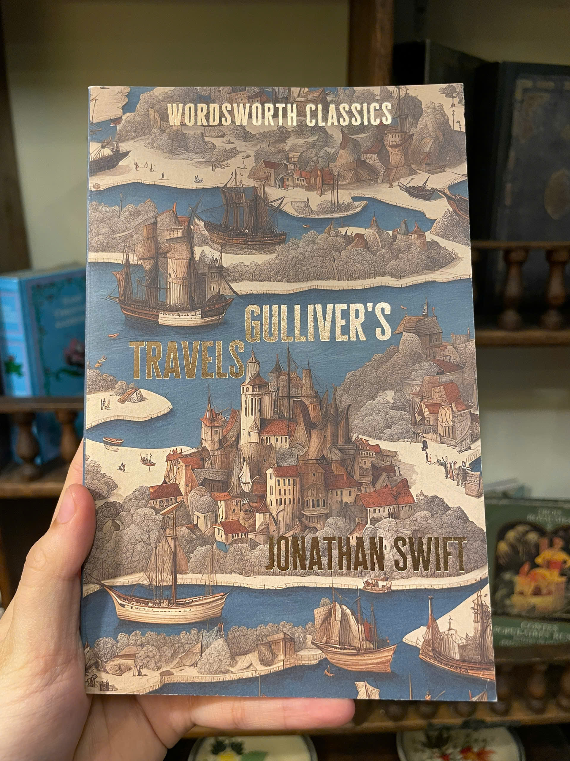 Sách - Guilliver's Travels (Wordsworth Classics) by Jonathan Swift | English Fantasy Fiction