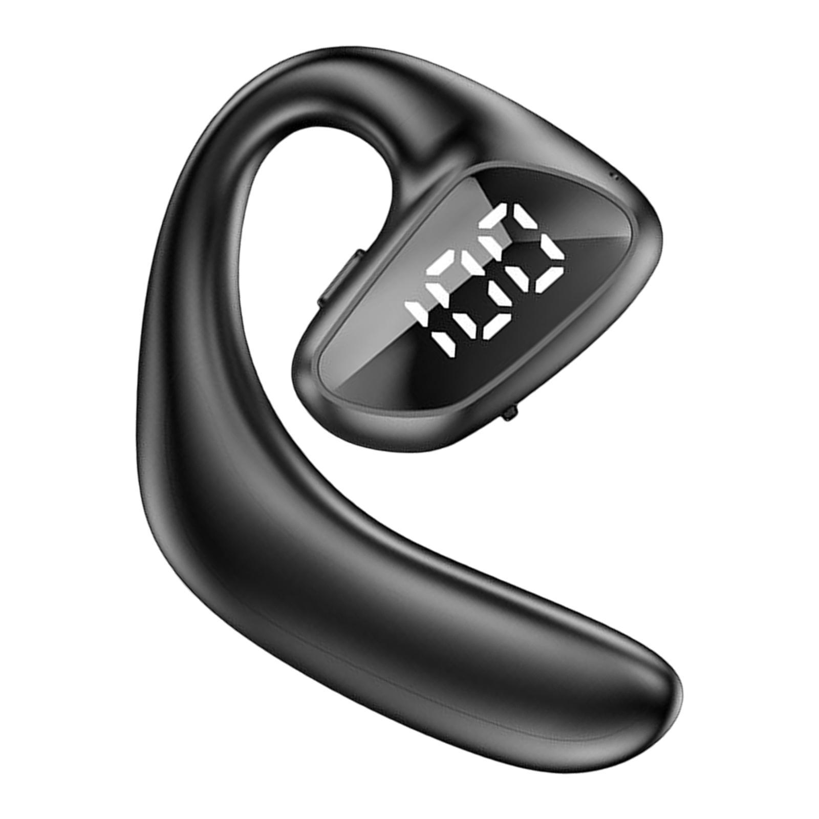 Headset Earhook Noise Cancelling Long Standby Time Single Ear for Driving