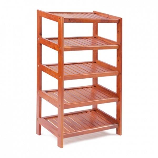 Kệ Dày Dép 5 Tầng Rộng 45cm Gỗ Tự Nhiên 100%