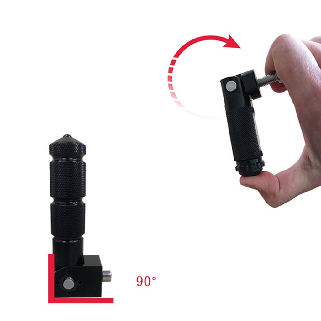 4x Universal Motorcycle Parts Passenger Rear Foot Pegs Anti-slip Rear Pedal