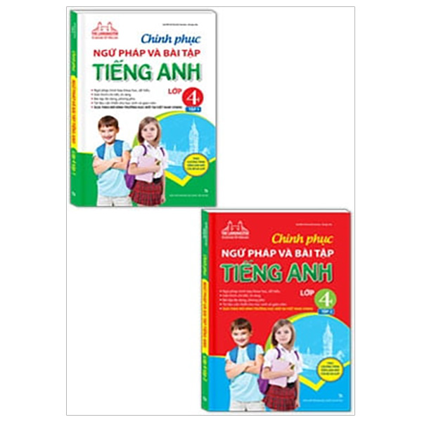 Combo The Langmaster - Chinh Phục Ngữ Pháp Và Bài Tập Tiếng Anh Tiếng Anh Lớp 4 (Bộ 2 Cuốn)