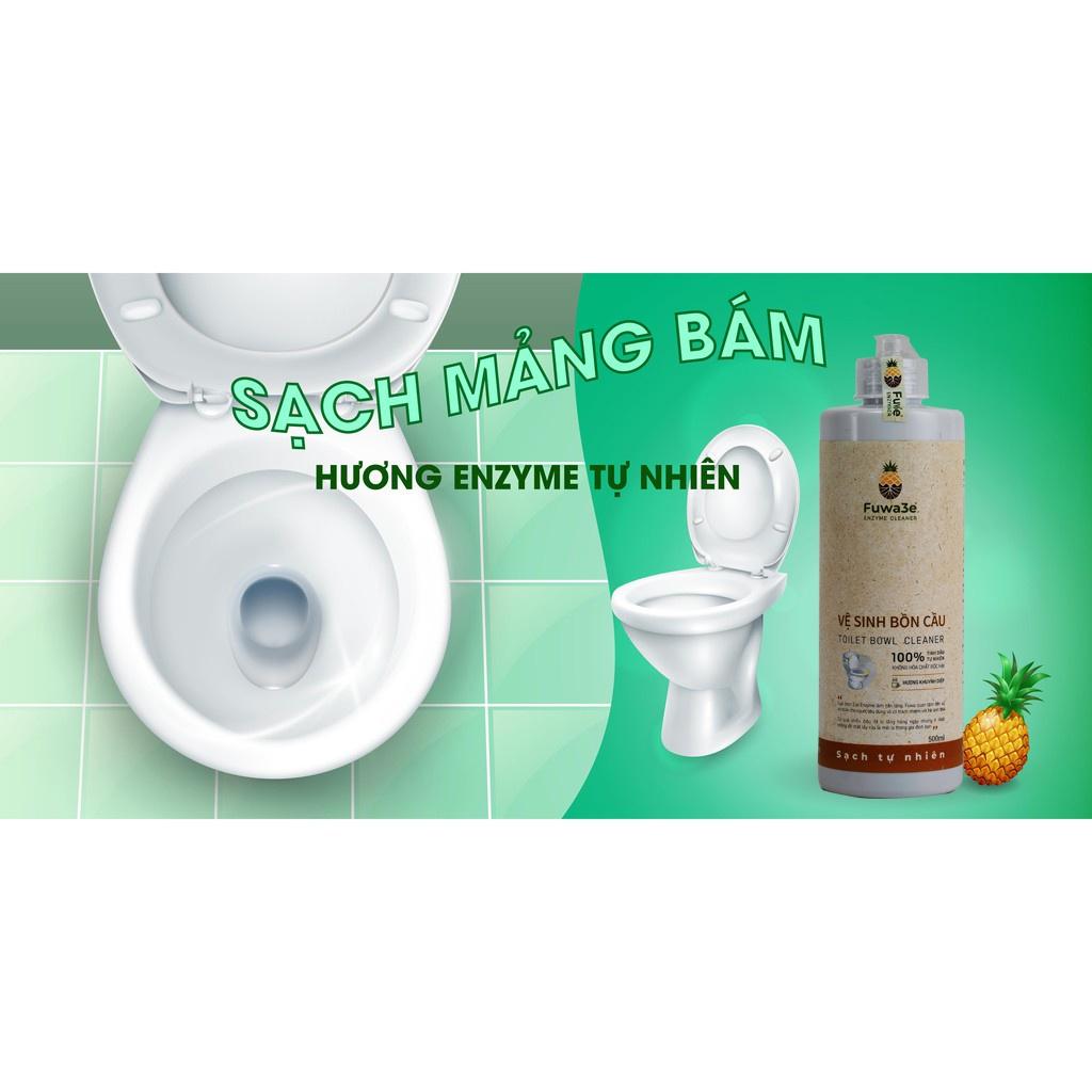 Nước tẩy bồn cầu Fuwa3e hữu cơ diệt khuẩn với tinh chất khuynh diệp 500ml