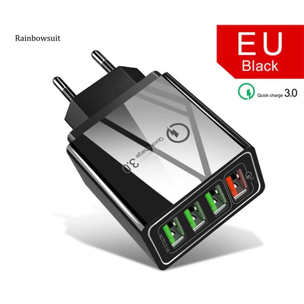 Bộ sạc nhanh 4 cổng Usb 48w Qc3.0