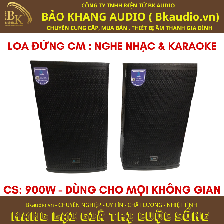 Loa đứng nghe nhạc và karaoke - loa công suất 900W/ cặp. MSP: SPL-02