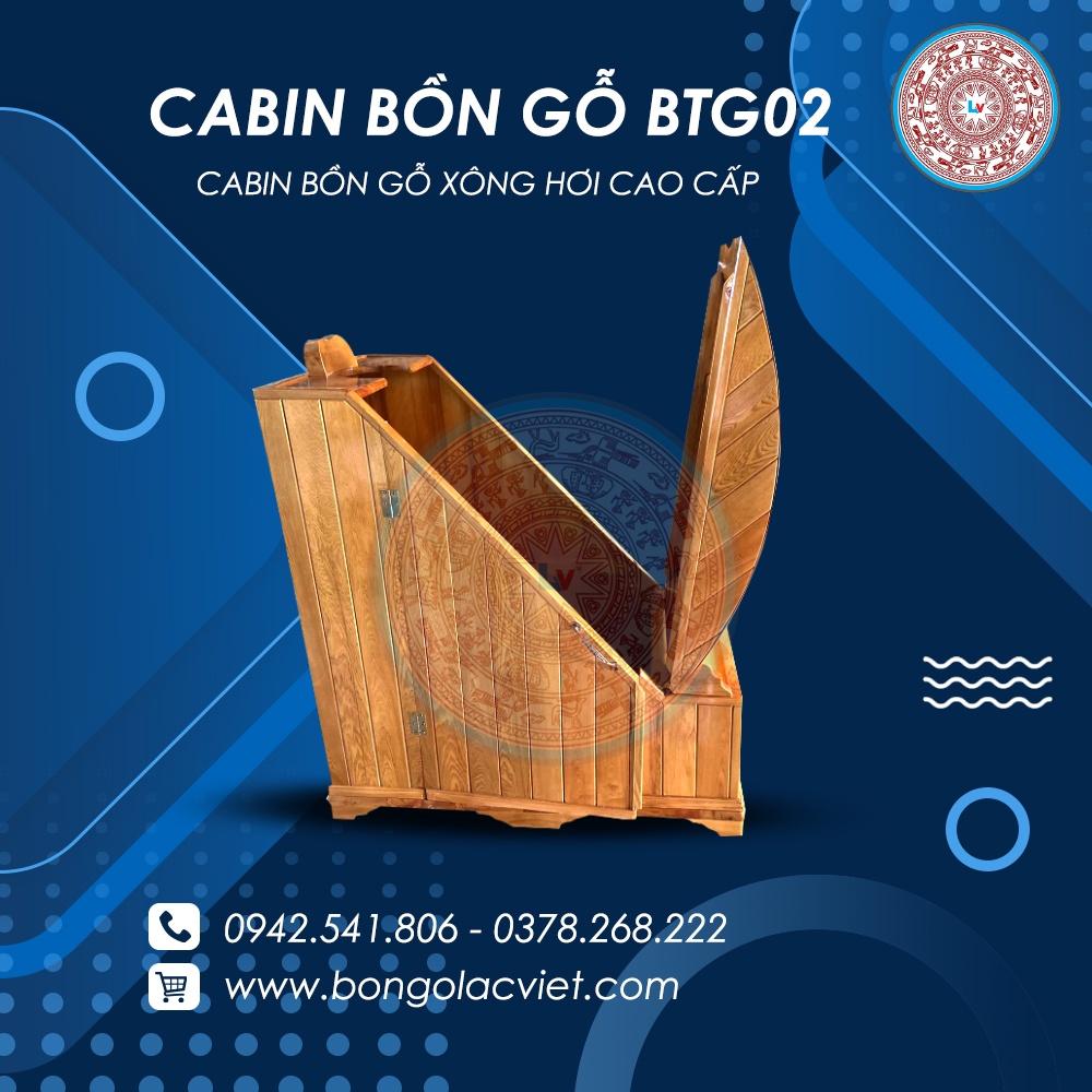 Bồn xông hơi Cabin gỗ thông chất lượng BTG02