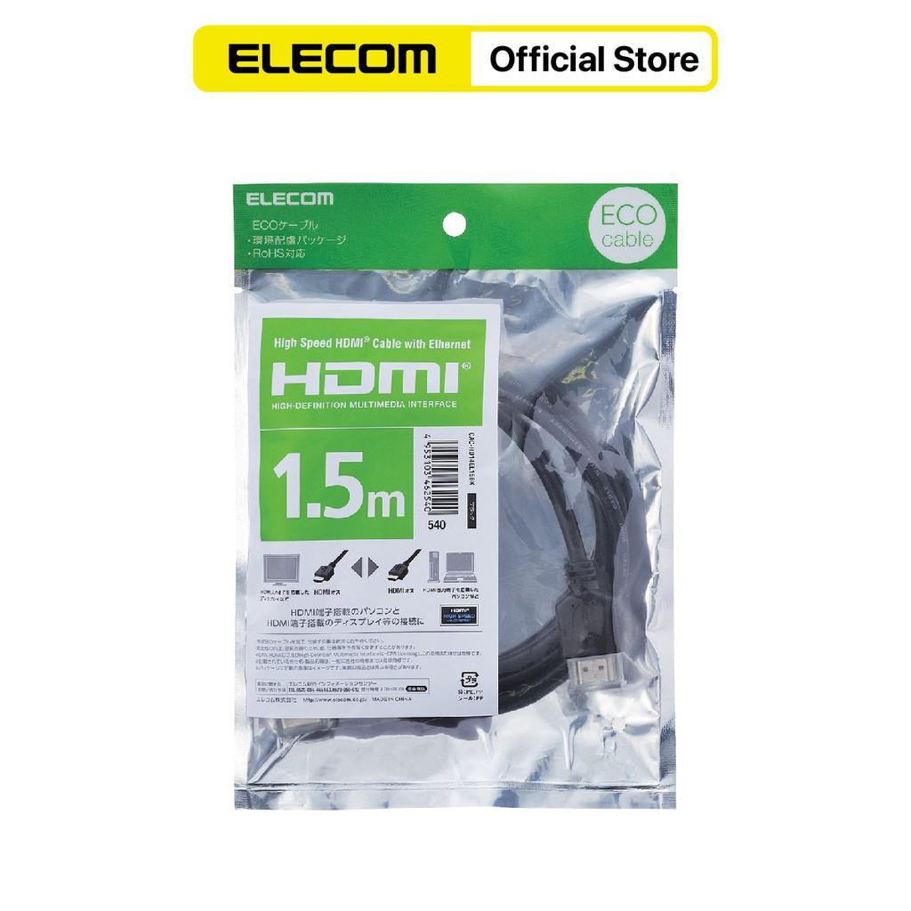 Dây Cáp HDMI 4K2K 3D Full HD Elecom CAC-HD14EL10BK CAC-HD14EL15BK CAC-HD14EL50BK- Hàng chính hãng