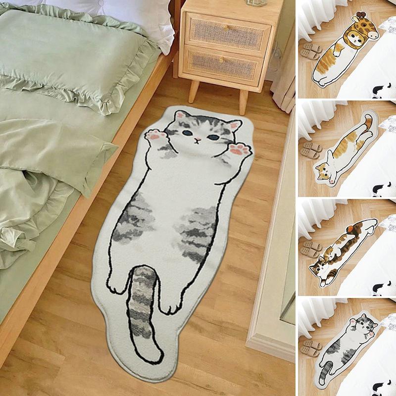 Thảm lót cửa chùi chân Chống Trượt Hình Mèo Dễ Thương