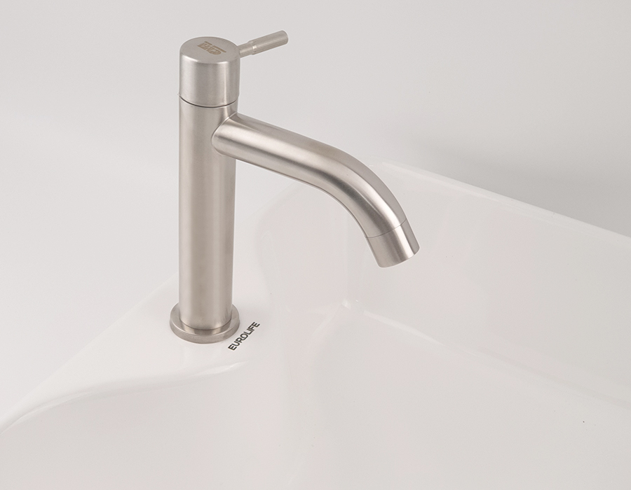 Vòi lavabo lạnh Inox SUS 304 Eurolife EL-LL123