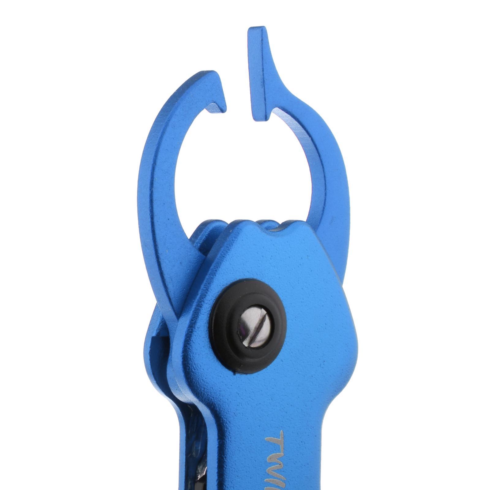Fishing Pliers Grip Fish Lip Gripper Fish Controller Hook Remover Tool Blue
