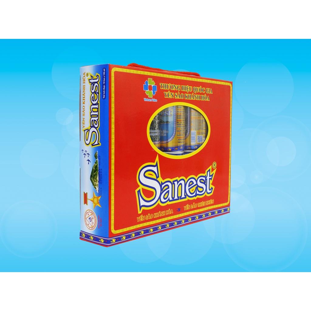 Nước Yến sào Khánh Hòa Sanest đóng lon 190ml - Có đường 001