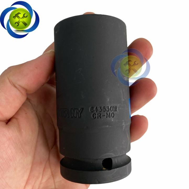 Tuýp 30mm 3/4 Kingtony 643530M 6 cạnh dài màu đen