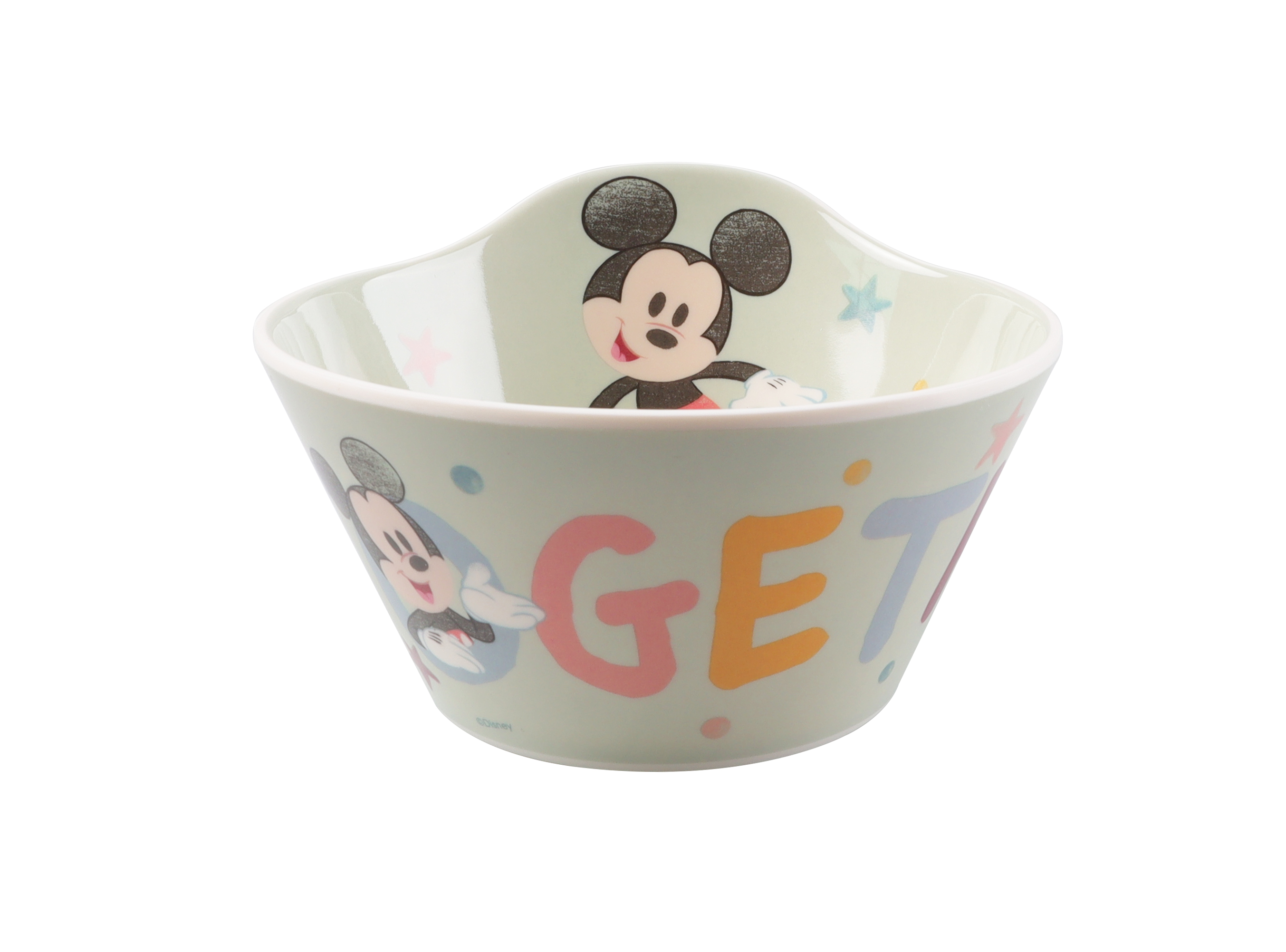 Bộ dụng cụ ăn Melamine chịu nhiệt cao cấp 4 món in hình Disney