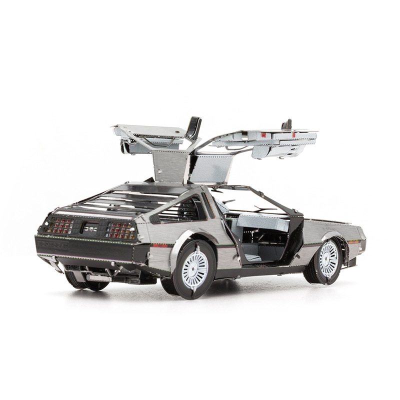 Mô hình thép 3D tự ráp mẫu Delorean car