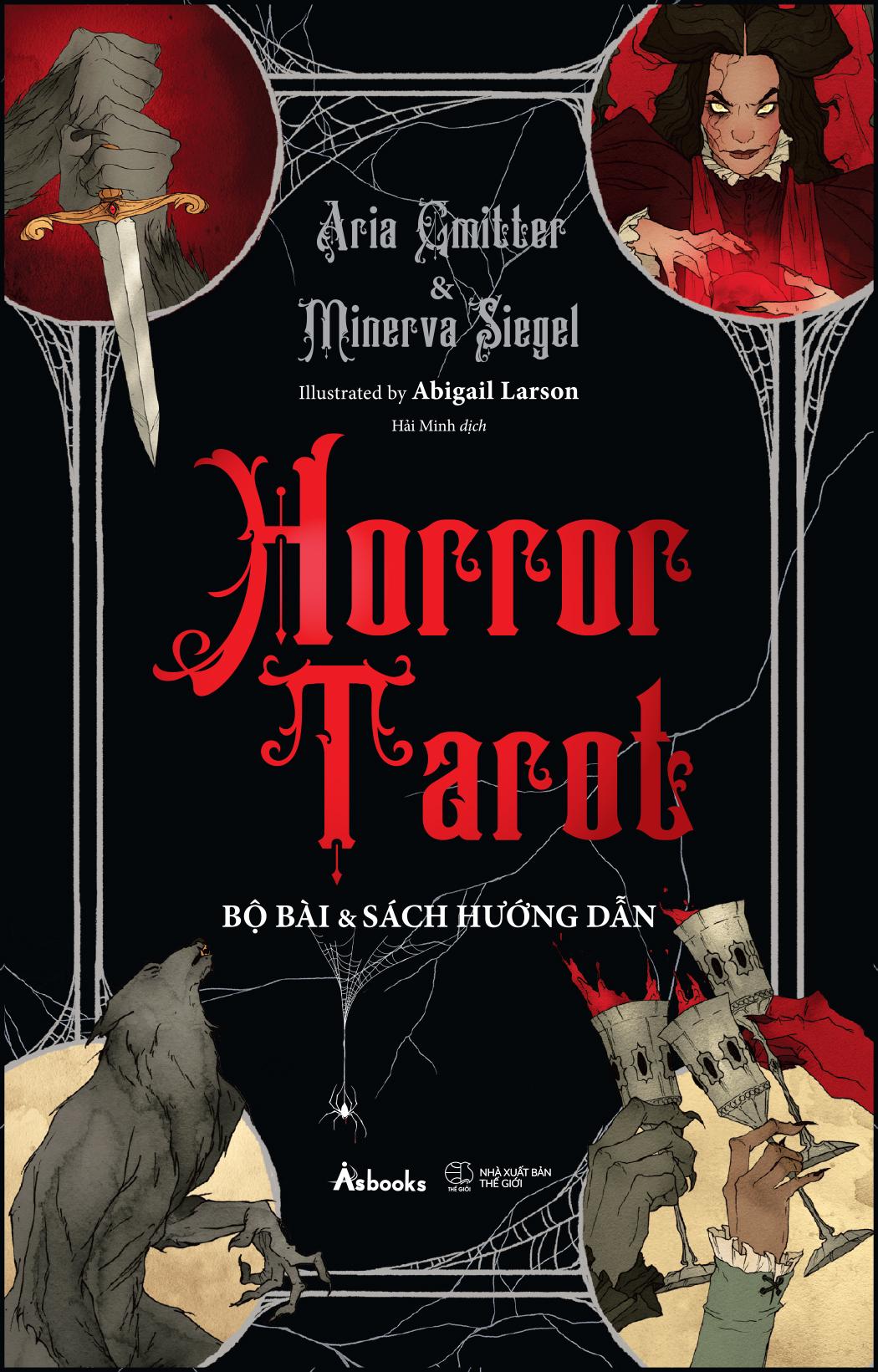 Sách - Boxset Horror Tarot Việt Hóa (Bộ Bài + Sách Hướng Dẫn)