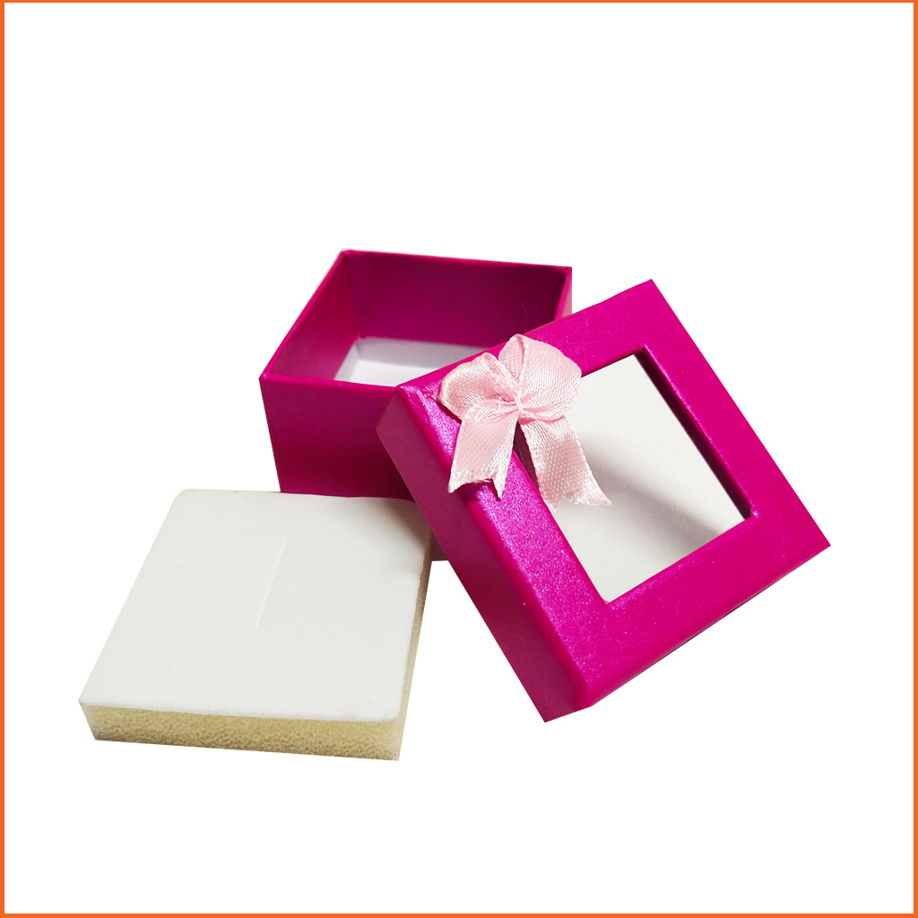 10 Hộp quà Vuông (Kiếng) Phượng Hoàng V046 - 6 x 6 x 3,5 cm - GIao mẫu ngẫu nhiên