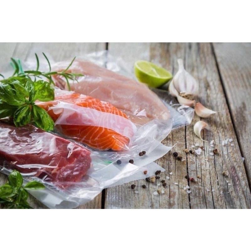 1 KG Túi Hút Chân Không Thực Phẩm Hai Mặt Trơn