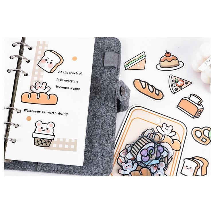 Sticker cute đa dạng màu sắc