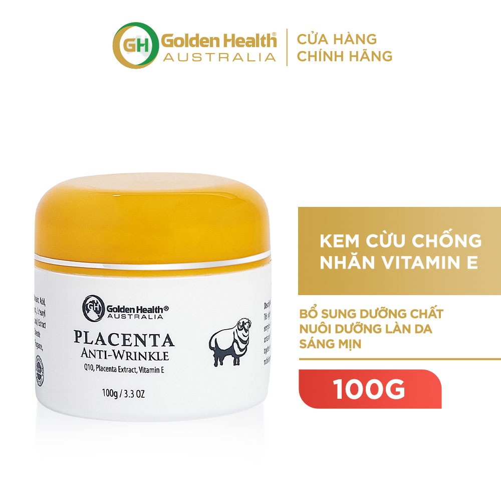 Kem cừu chống nhăn Vitamin E Golden Health 100g