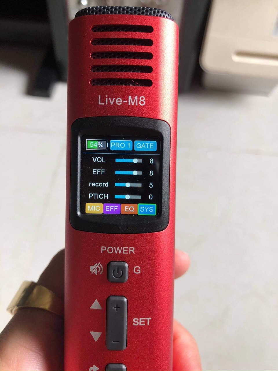 Micro Livestream MISOUND Live -M8.(không cần soundcard) Hát karaoke trên ÔTô - Hàng chính hãng