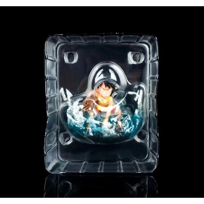 Mô Hình Figure chibi One Piece sự kiện vĩ đại Luffy giải cứu Ace có Led