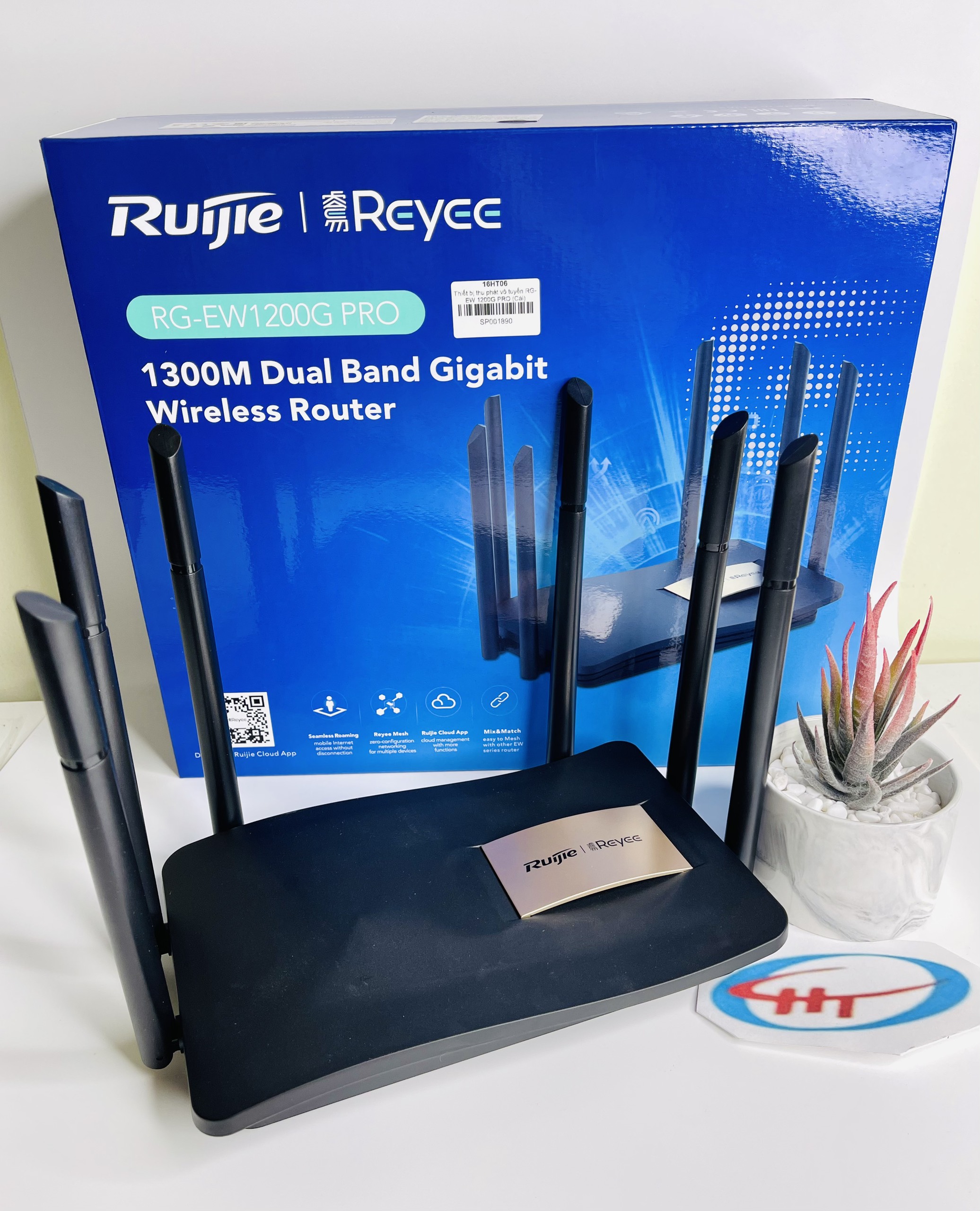 Router Wifi cho gia đình Ruijie Reyee RG-EW1200G Pro, Hàng Chính Hãng.