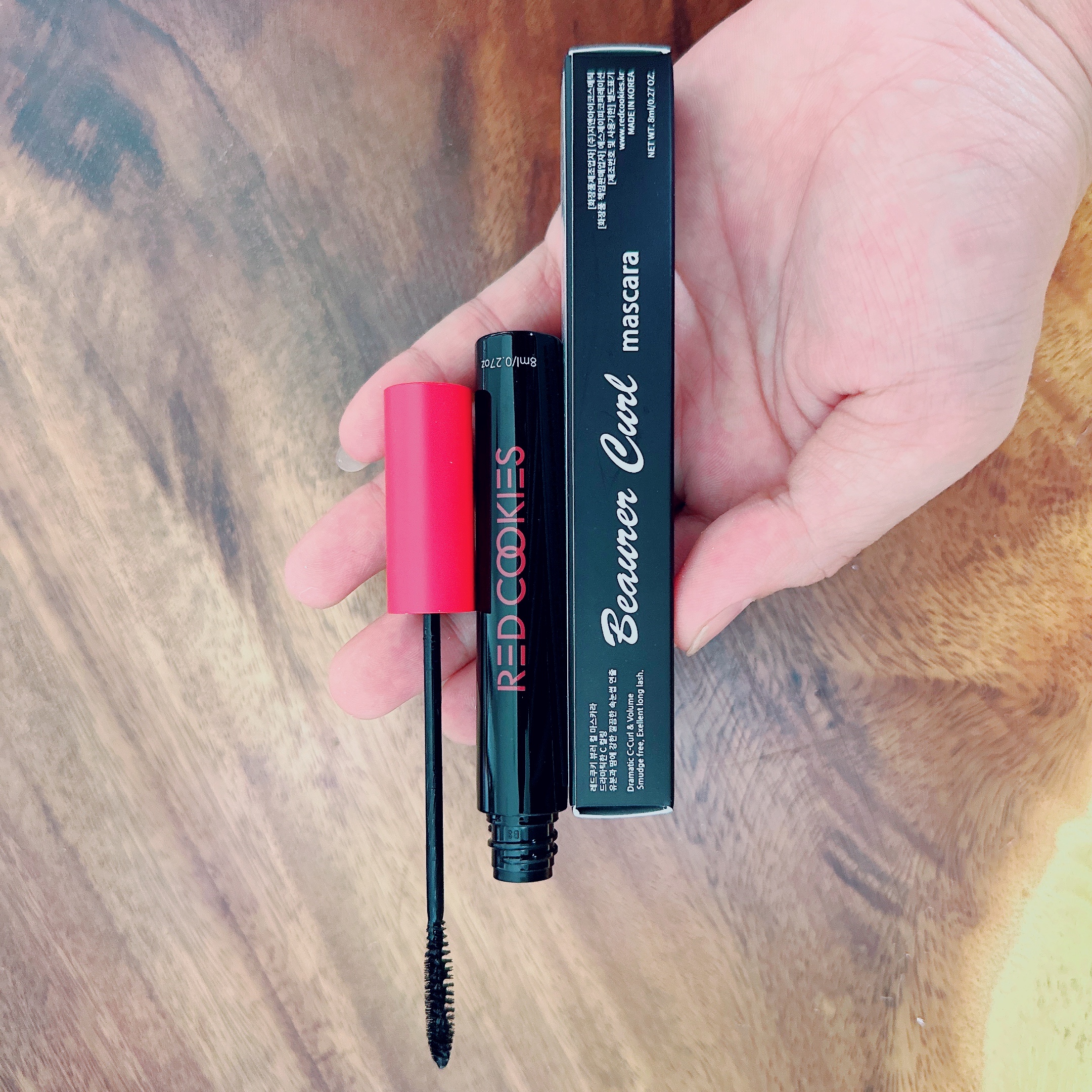 Mascara Dài Mi RED COOKIES Beaurer Curl Korea - Nối Dài Mi - Dày Mi - Không Trôi - Không Lem - Không Vón Cục