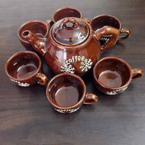 Bộ ấm chén uống Trà Coffee CFO001 - Men sứ cao cấp - Hộp quà tặng