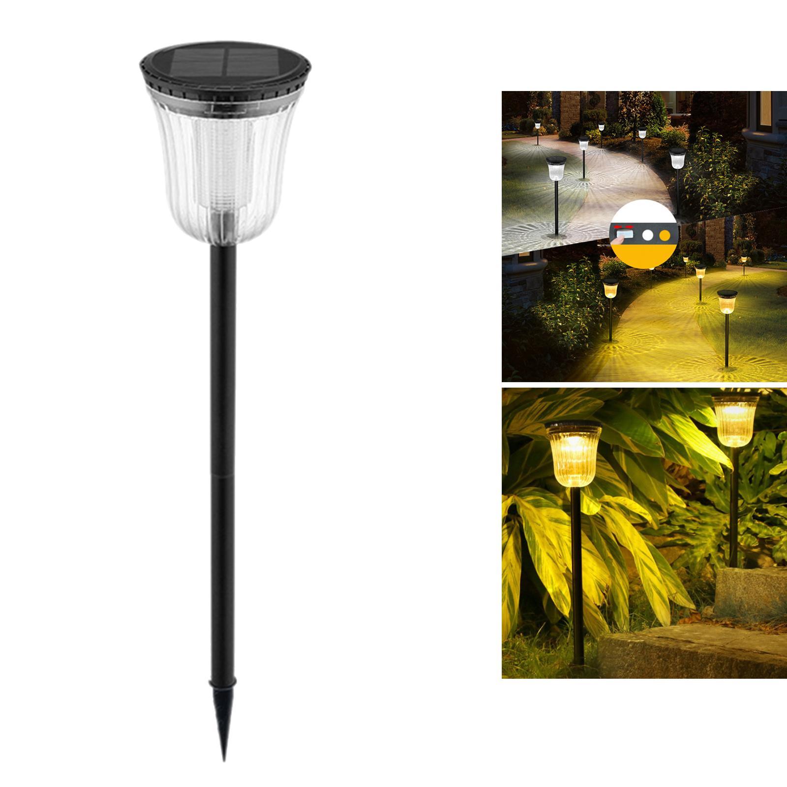 1pc Solar Landscaping Spotlight Waterproof Wall Lights Yard Path Patio
