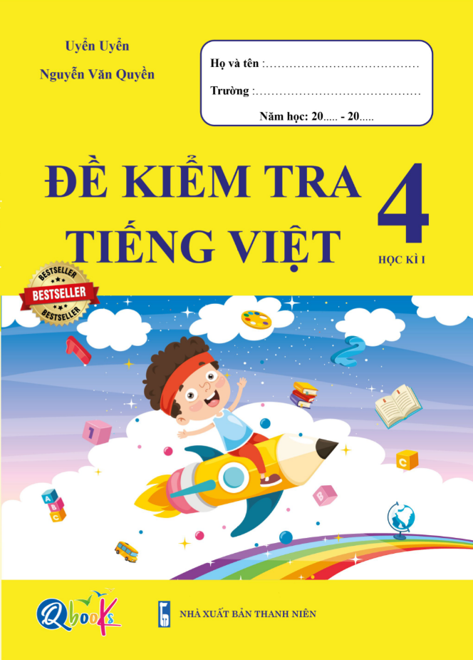 Combo Bài Tập Tuần và Đề Kiểm Tra - Toán và Tiếng Việt 4 - Học Kì 1 (4 cuốn)