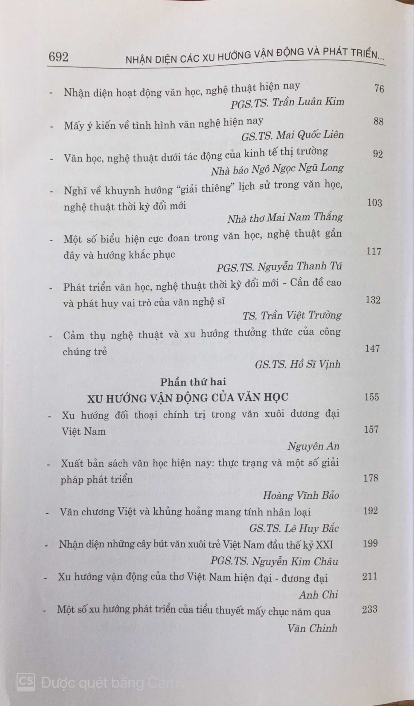 Nhận diện các xu hướng vận động và phát triển văn học  nghệ thuật Việt Nam hiện nay