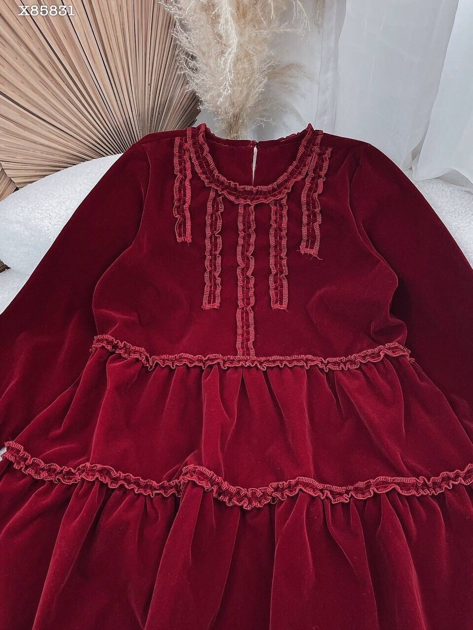 ĐẦM SUÔNG BABYDOLL FORM RỘNG BIG SIZE TRƠN TAY BỒNG VÁY XẾP LY DẠO PHỐ DỰ TIỆC GIÁNG SINH NOEL