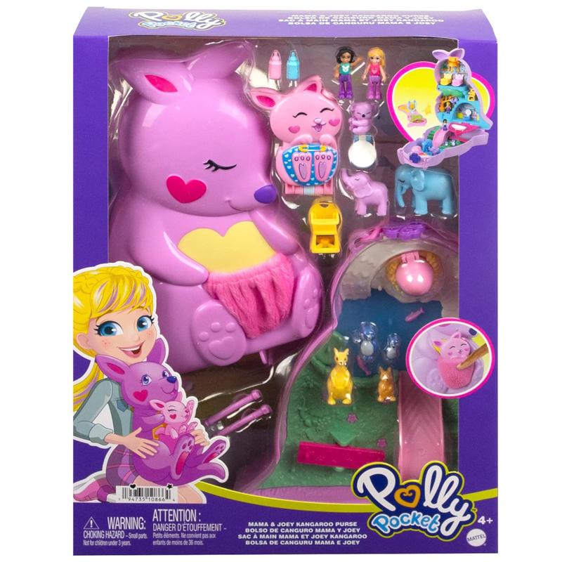 Đồ Chơi Polly Pocket Và Gia Đình Kangaroo Đáng Yêu - Polly Pocket HKV50/GKJ63